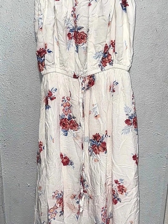 Free People Pants - free people Floral Jumpsuit in White & Red Size XS Like New